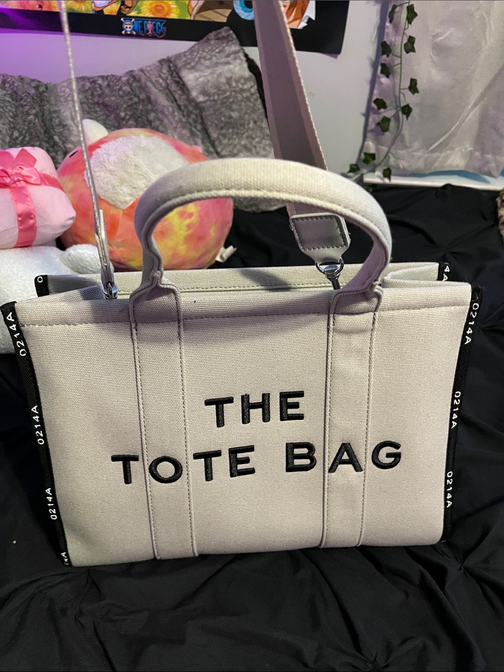 THE TOTE BAG Canvas Tote in Light Beige